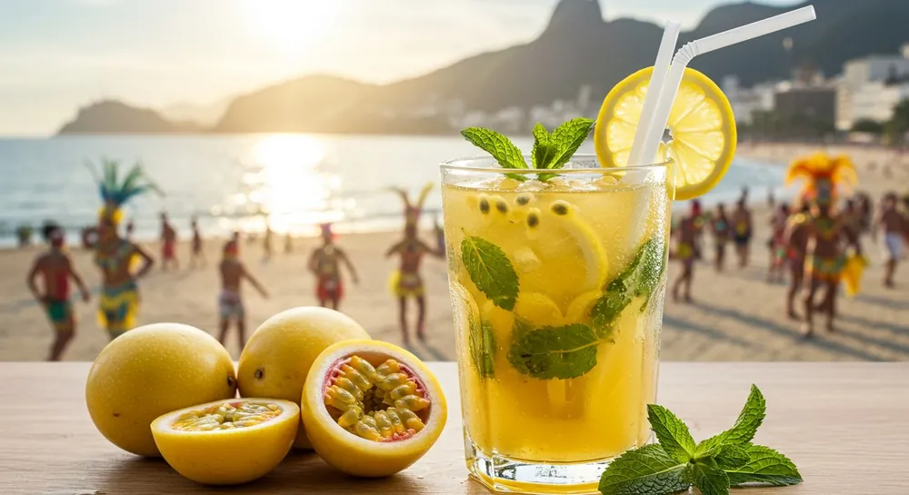 Drinks para o Carnaval: Mojito Tropical — Foto: Imagem gerada por IA