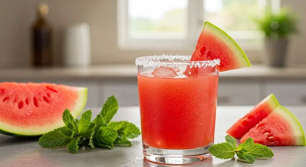 Drinks para o Carnaval: Margarita de Melancia — Foto: Imagem gerada por IA